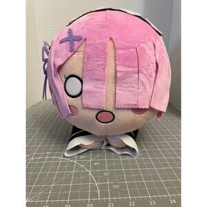 Re Zero Starting Life in Another World: Ram Jumbo Big Nesoberi Plush Doll JP 15”